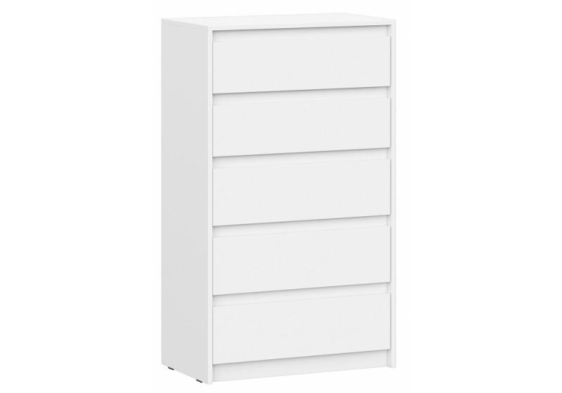 Комод Идена КМ06-700 ЛДСП белое / ЛДСП белое (70x40x119). 