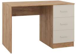 Компьютерный стол Бишоп 3 дуб крафт золотой / кашемир (112x57x75,6)